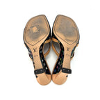 Louis Vuitton Takashi Murakami Retro Vintage Bow Monogram Wedge Sandals 37.5