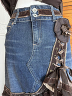 Lululemon Denim Fur Top and Skirt Set Size 3