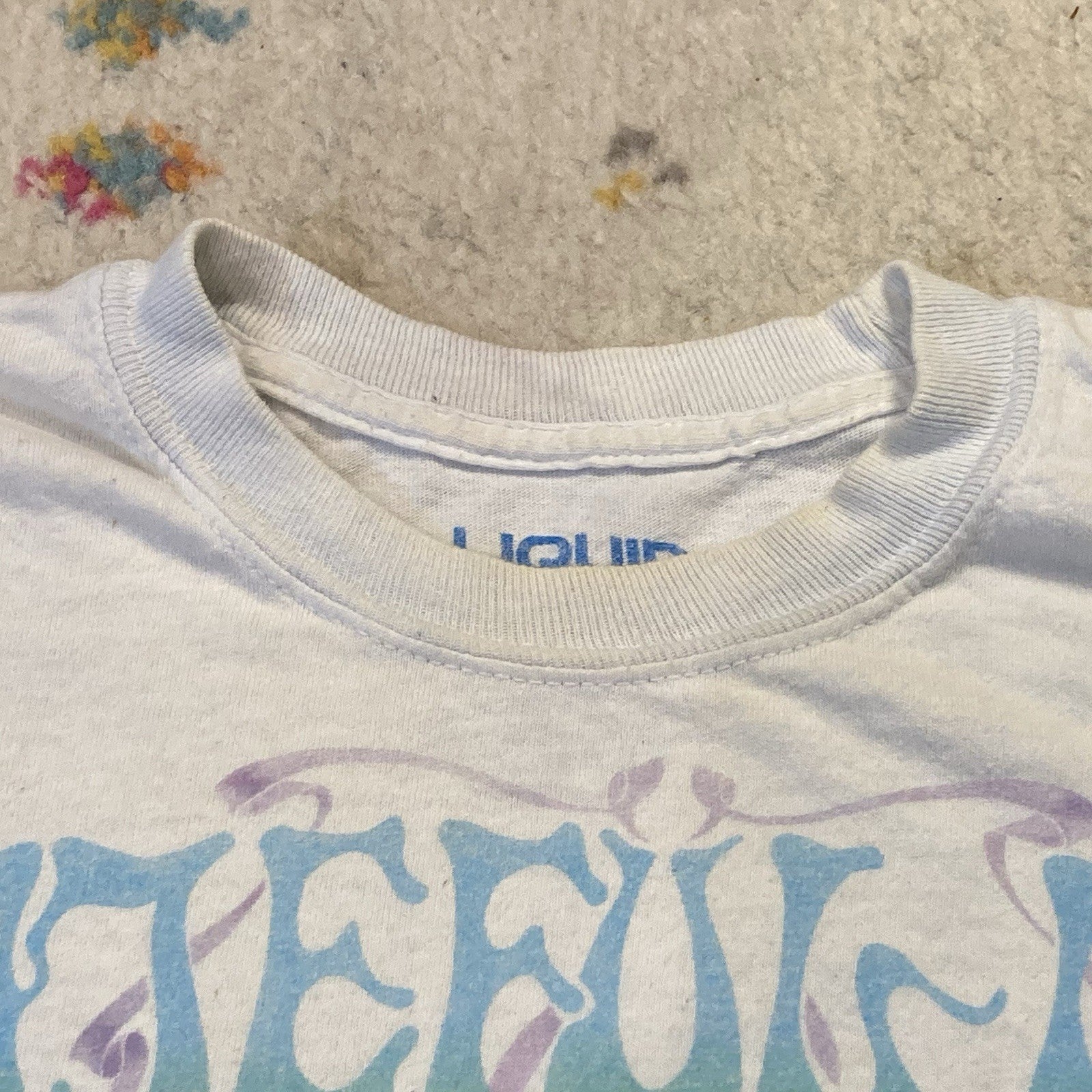 VTG Grateful Dead Liquid Blue Summer Tour ‘98 Turtles Sunflower Tie Dye M Tshirt