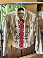 Double D Ranch Suede Beaded Western Jacket
