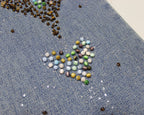 Cache Y2K Embellished Flared Denim Jeans Size 8