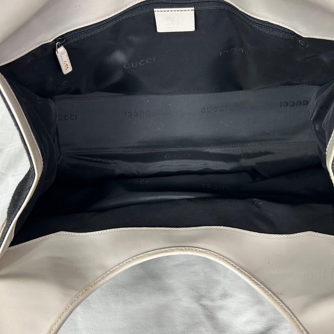 Gucci Jackie Shoulder Bag GG Canvas Leather Black