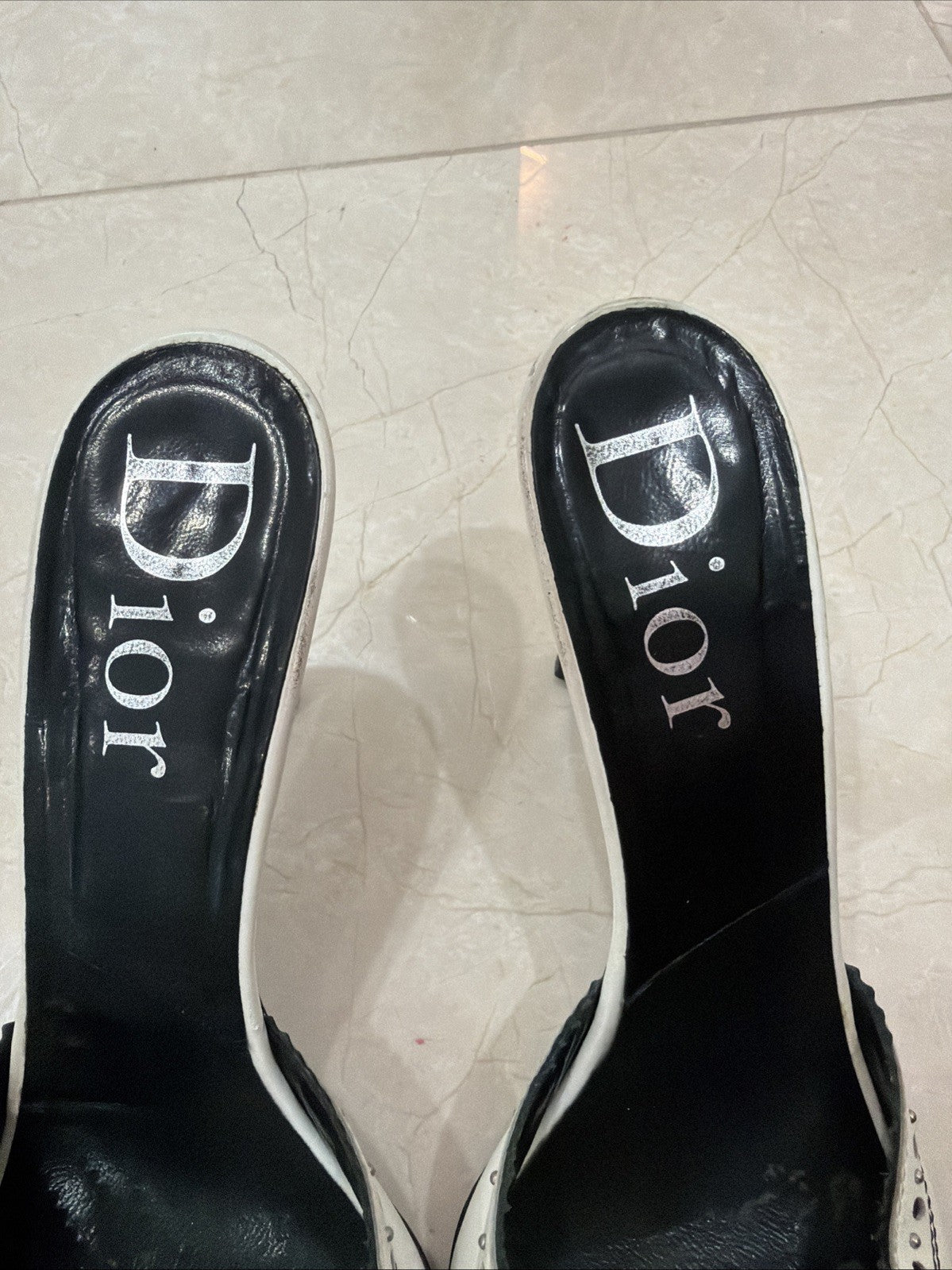 Dior Bow kitten heels Sandals size 41 2000s vintage Authentic made in Italy
