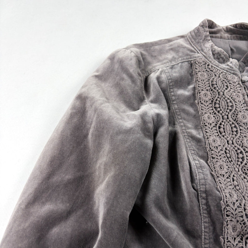 Vintage Embroidered Jacket Victorian Boho Romantic Style