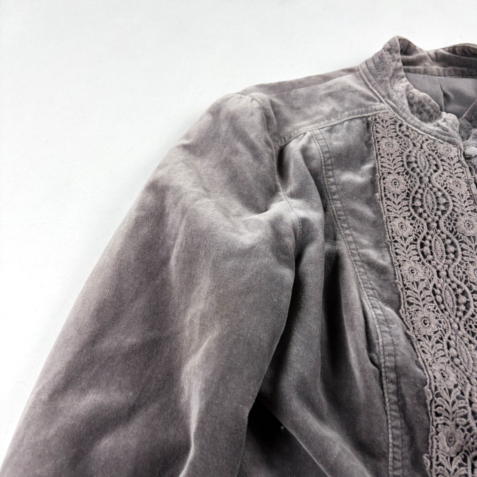 Vintage Embroidered Jacket Victorian Boho Romantic Style