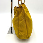 Vintage Christian Dior Yellow Nylon Shoulder Bag - Made in Italy