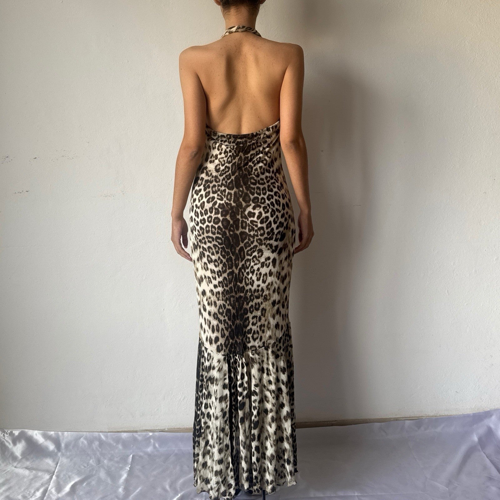 RARE!!! ROBERTO CAVALLI CLASS CAVALLI LEOPARD DRESS FROM 2000’s-