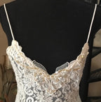 Chiffon Lace Vintage Shirley Of Hollywood Maxi Long Nightgown Full Slip Lingerie