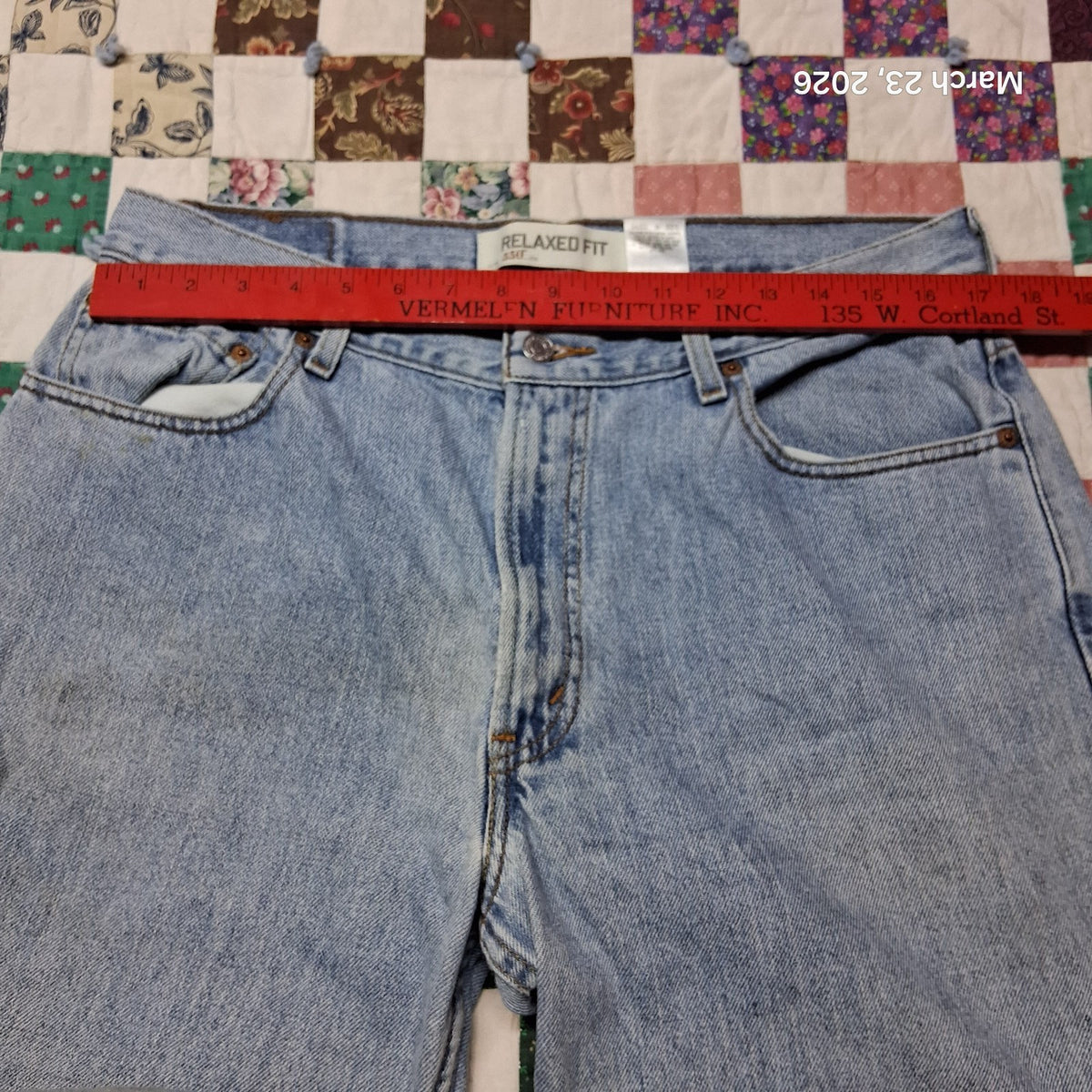 Levi's 2004 550 Relaxed Fit Jeans Blue Size 36x34