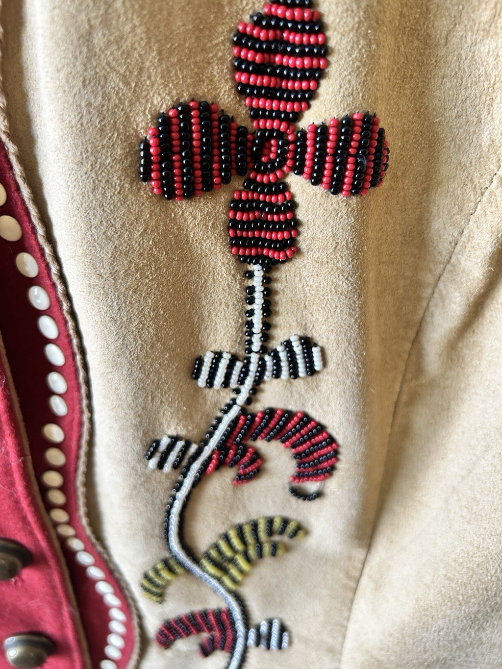 Double D Ranch Suede Beaded Western Jacket