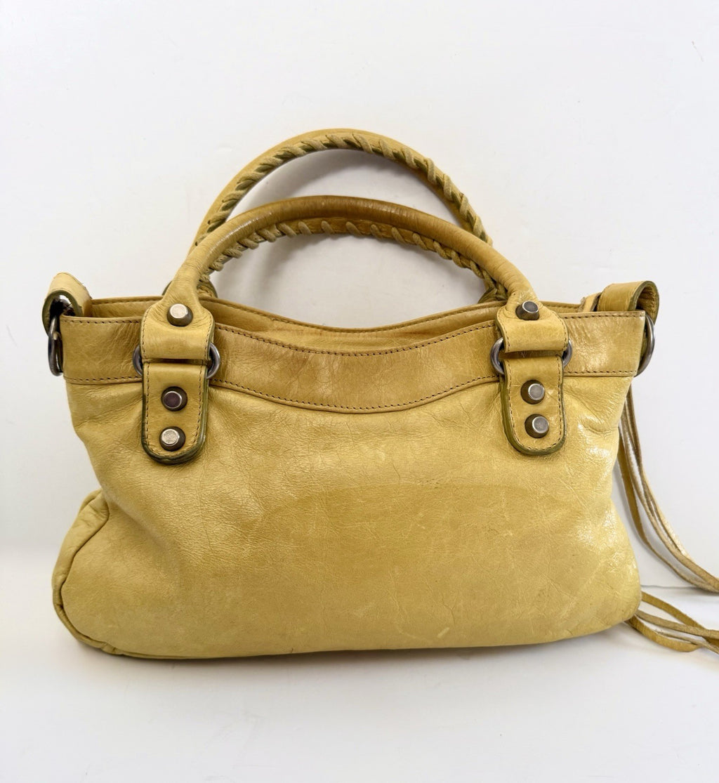 Balenciaga The City Mini 2Way Hand Bag Leather Y2K Vintage 90s Rare