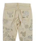 Ralph Lauren Purple Label Metal Embellished Cotton Jeans Pants 4 New $8000