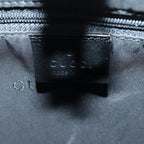 GUCCI Jackie Swirl Print Shoulder Bag Velvet Black Silver 001 3306 Auth SW2243SM