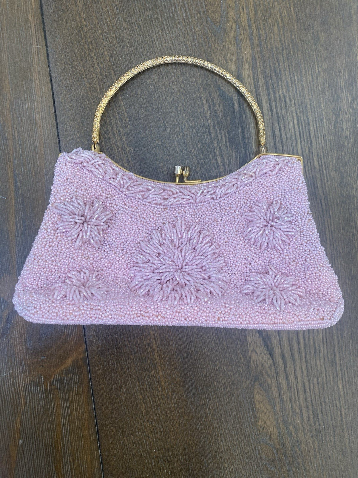 Pink Beaded Clutch Vintage Stephen Chu Beaded Sweater Factory