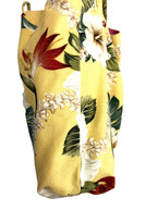 DESIGNER Women's Medium Yellow Multicolor Cotton Reversible Tote