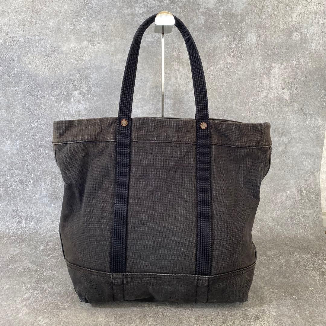 Rare Vintage Polo Ralph Lauren Large Pony Tote Navy black Canvas