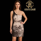 Vintage Roberto Cavalli Midi Silk Dress