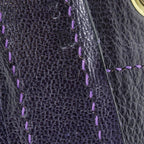 Hermes Market GM Shoulder Bag Suede Purple 1982 Women's #NB1676