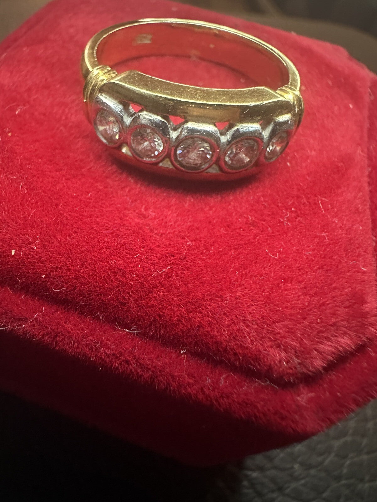 Vintage Estate Diamond Ring 750 -18k Gold
