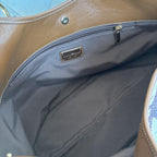 Rare Ferragamo Toto Bag Linen Material