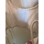 Vintage Cache Off-White Satin Maxi Dress