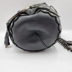 Diesel Vintage Black Leather Shoulder Bag
