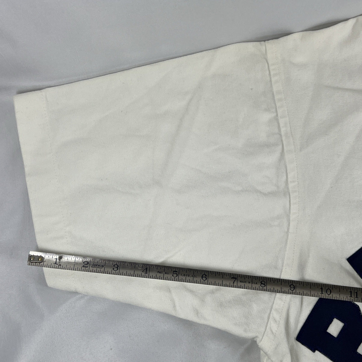 Reebok 1990s Classic Spellout Baseball Jersey White Navy Large