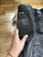 Rugby Ralph Lauren Black Drawstring Bucket Bag Large