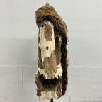 Vintage Y2K Rabbit and Raccoon "Penny Lane" Afghan Fur Coat