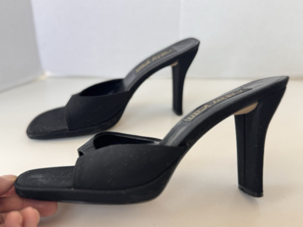 Vintage 90's Cathy Jean Black Slip On Heels