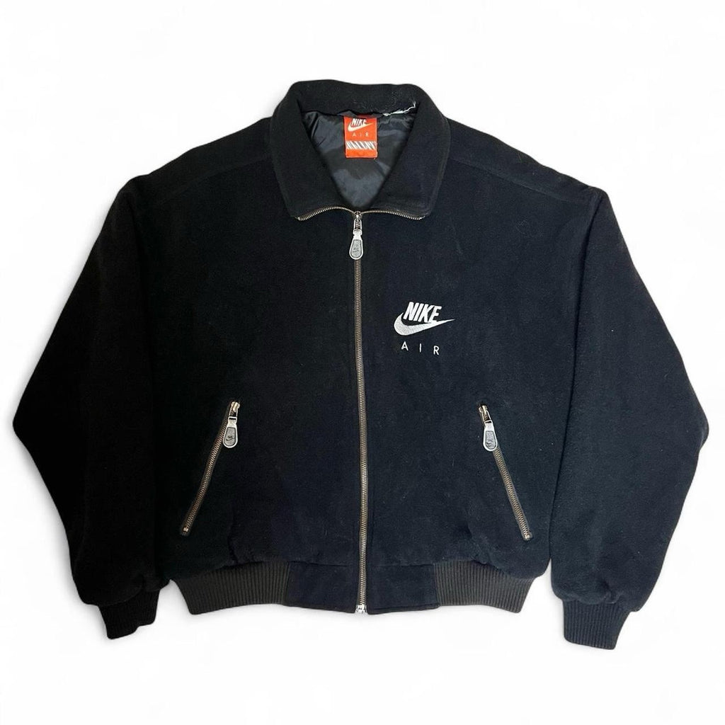 Vintage 90s Nike Air Wool Varsity Jacket Embroidered Rare Mens Size Large