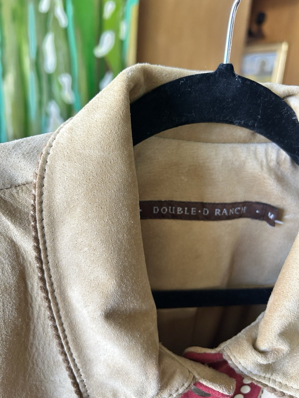 Double D Ranch Suede Beaded Western Jacket