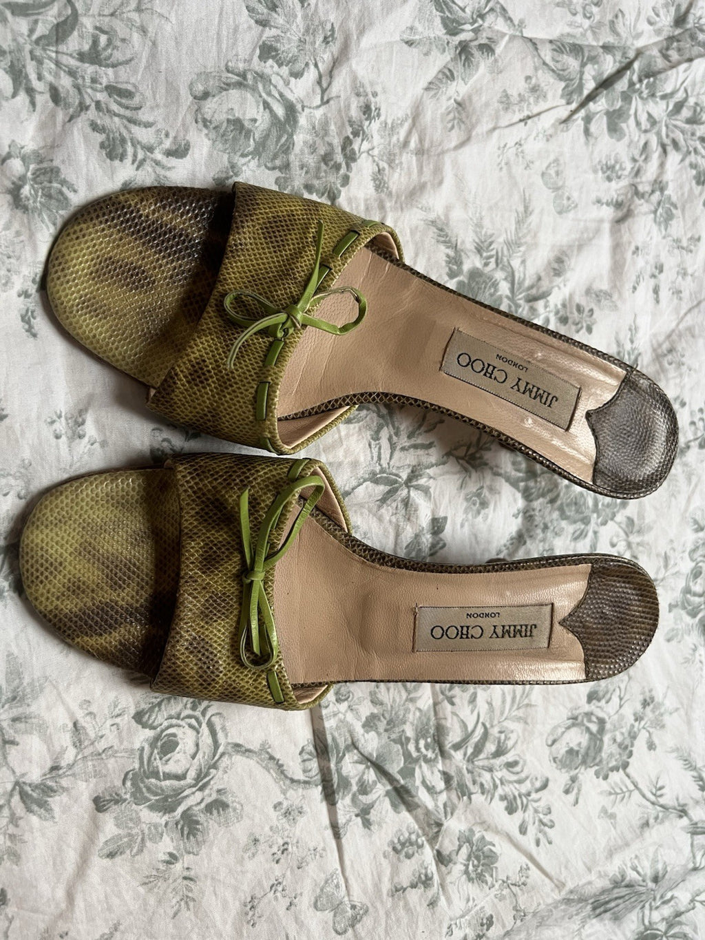 Vintage Jimmy Choo kitten heels