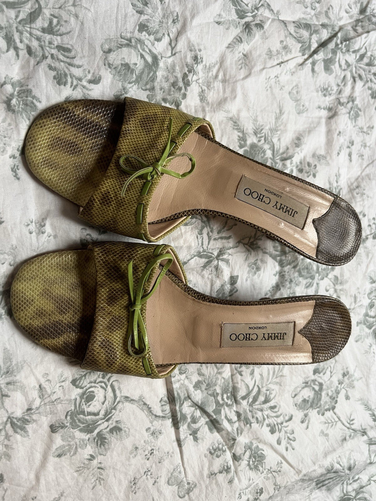 Vintage Jimmy Choo kitten heels