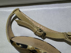 Casadei Natural Leopard Print Beige Leather Ankle Strap Heel 8.5