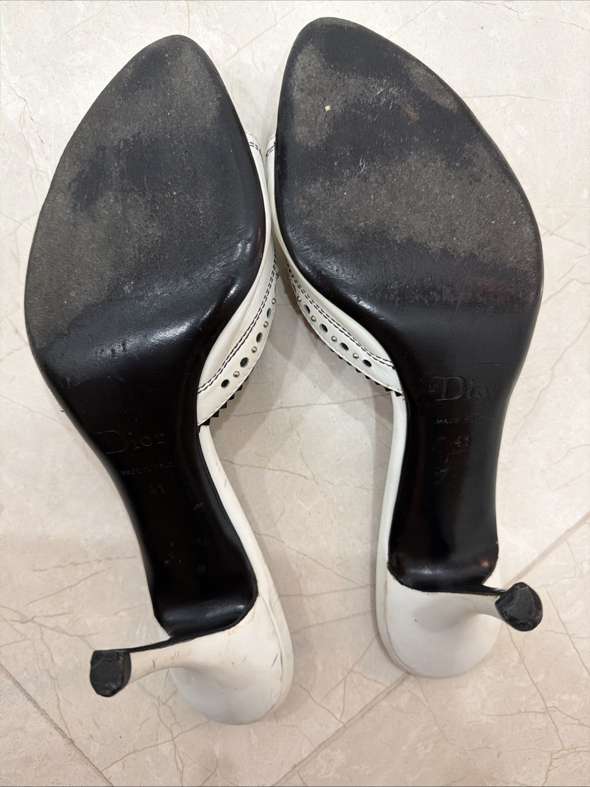 Dior Bow kitten heels Sandals size 41 2000s vintage Authentic made in Italy
