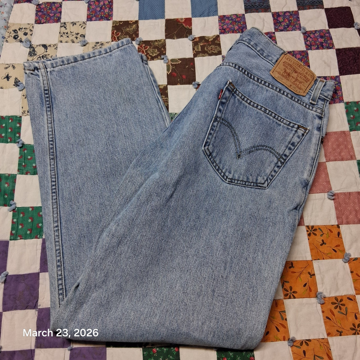 Levi's 2004 550 Relaxed Fit Jeans Blue Size 36x34