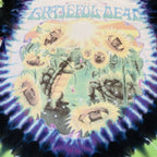 VTG Grateful Dead Liquid Blue Summer Tour ‘98 Turtles Sunflower Tie Dye M Tshirt