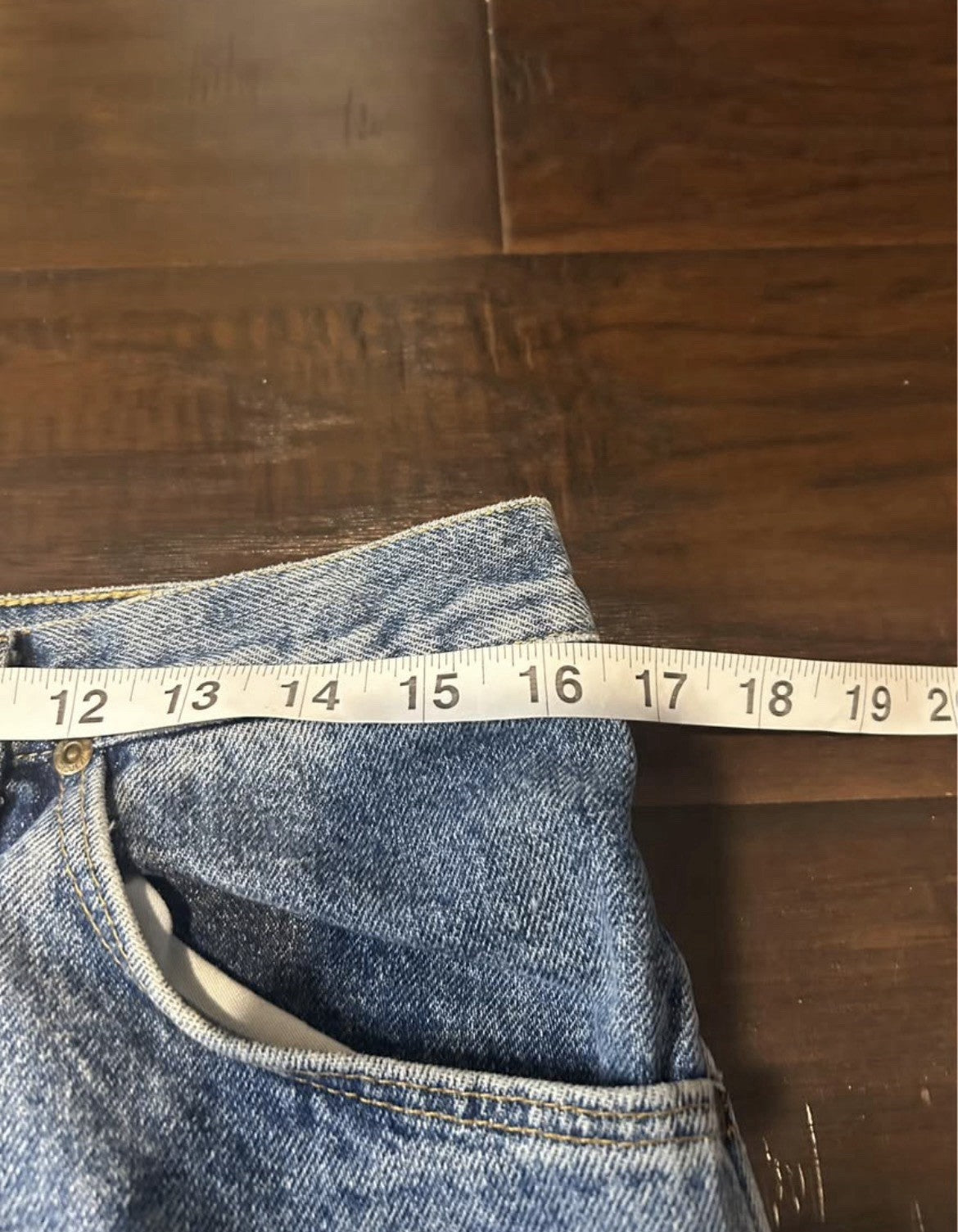 Wrangler Vintage Blue Denim Jeans 34x32