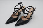 Vintage Chanel Strappy Pointed Toe Heels
