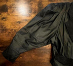 Global Identity GIII Vintage Leather Jacket, Puff shoulders, fitted waist SZ M