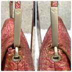 Bottega Veneta Embossed Python Leather Shoulder Bag
