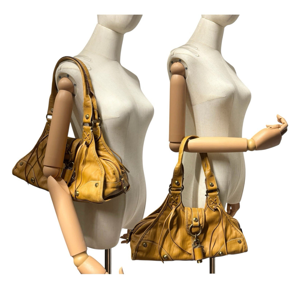 Francesco Biasia Vintage Handbag Tote Y2K Leather authentic From Japan