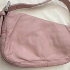 Fendi Pink Shoulder Bag Silver Logo Hardware Dust Bag