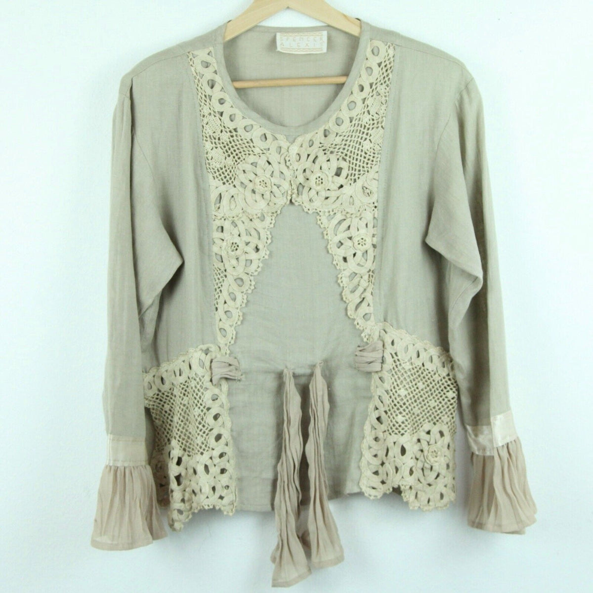 Vintage Lace Fairy Top Skirt Set Size 4