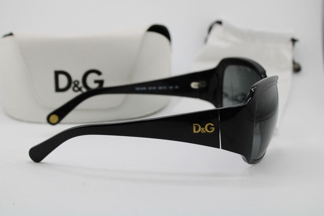 NEW DOLCE & GABBANA D&G 3048 501/87 BLACK VINTAGE AUTHENTIC SUNGLASSES 59-16