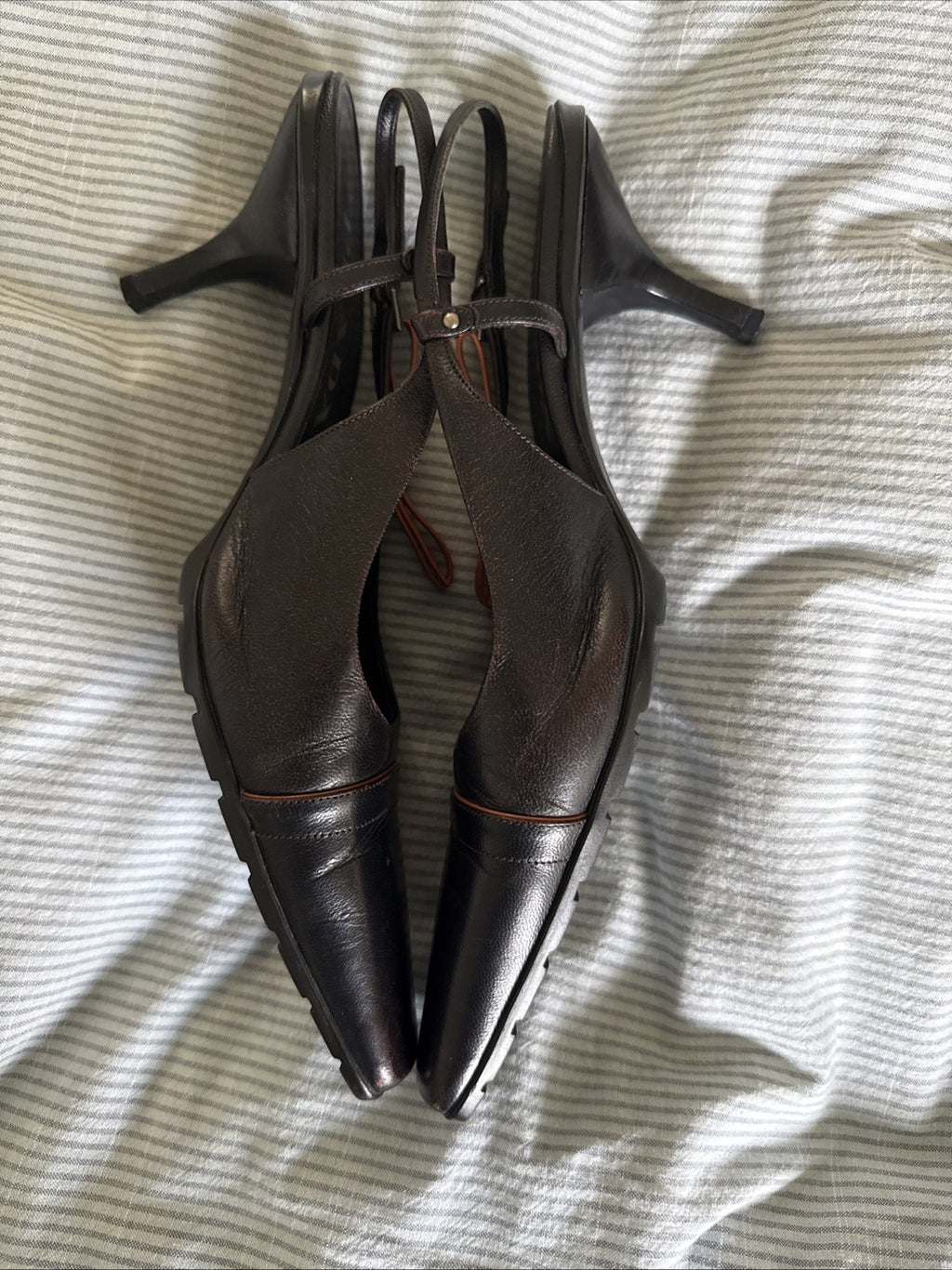 PRADA Kitten Heels Women Vintage 00s, Size 36/ US6