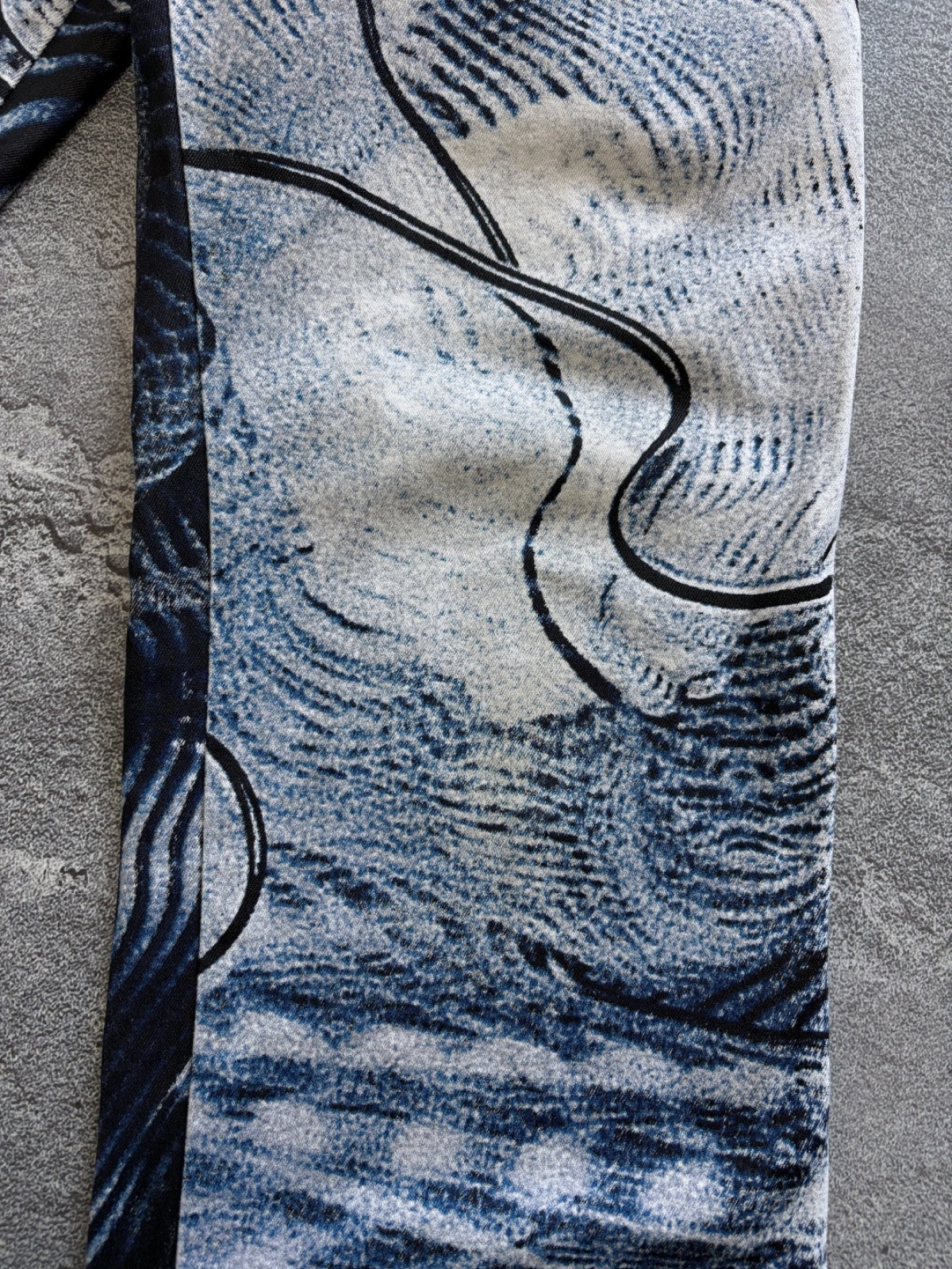 Vintage 2000's Roberto Cavalli Abstract Psychedelic Print Jeans Pants sz XL