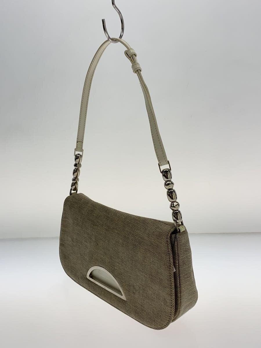 DIOR Malice Pearl Beige Khaki Canvas Shoulder Bag