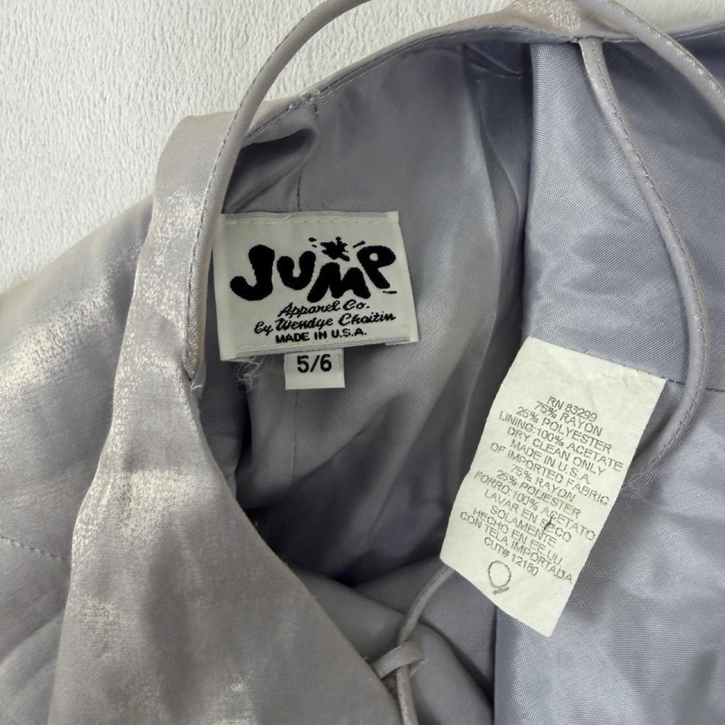 Jump 1990s Purple Metallic Iridescent Formal Gown Size 5-6